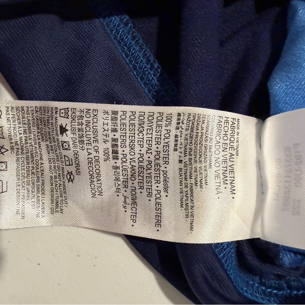 Nike Navy and Royal Blue Jogger Track Suit Set size 18M - Picture 6 of 7